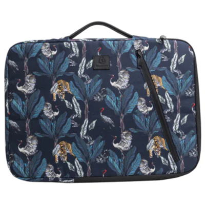 Exacompta Notebookhülle Sleeve 41 x 31 x 2,5 cm (B x H x T) Minifronttasche mit Reißverschluss Polyester, 100 % recycelt mehrfarbig