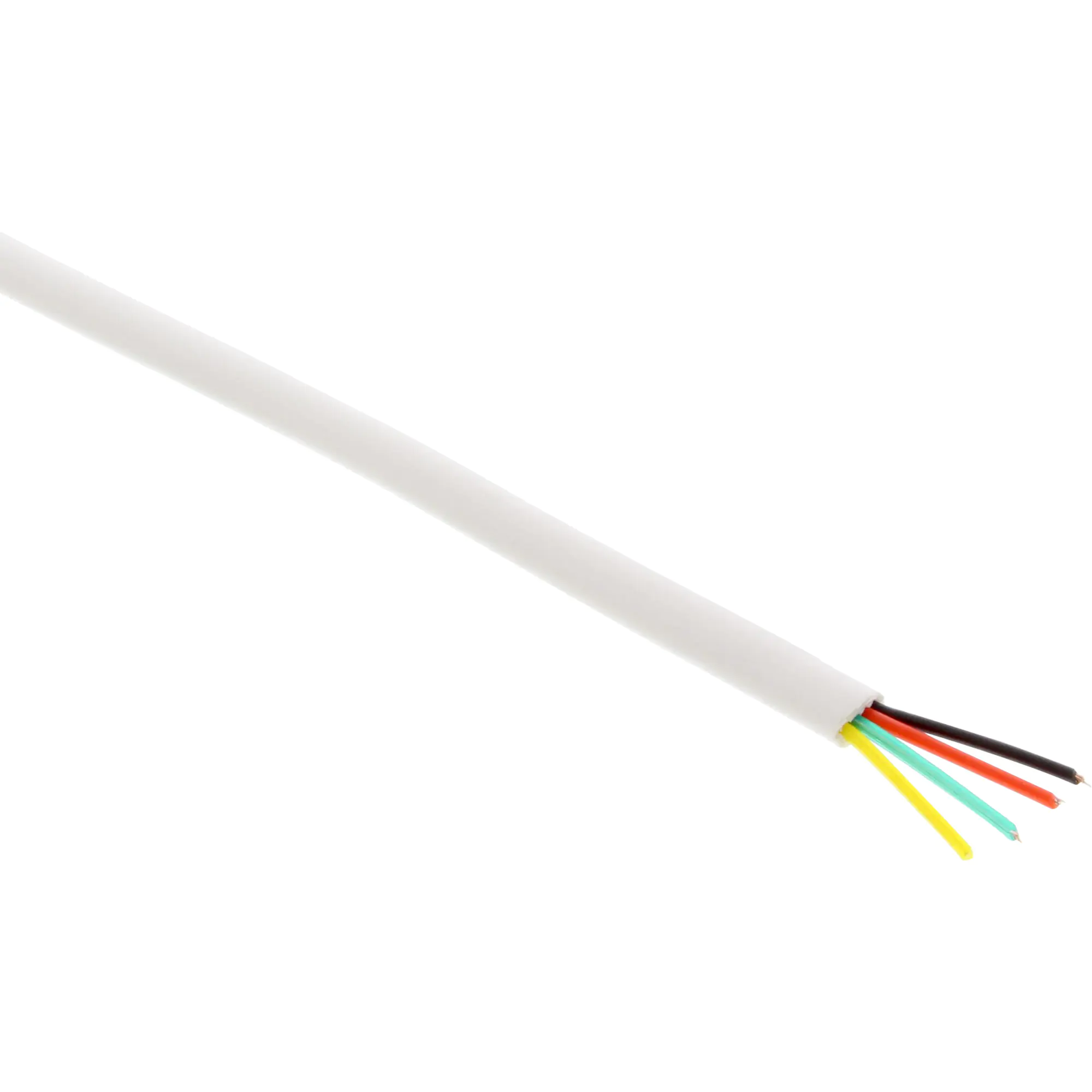 InLine - Telefonkabel in Meterware - 100 m - weiß