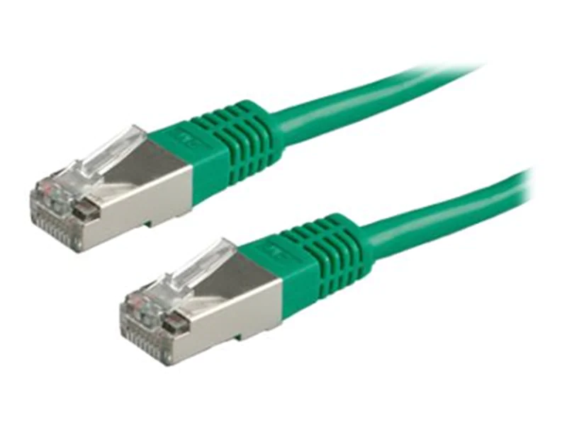 VALUE - Patch-Kabel - RJ-45 (M) zu RJ-45 (M) - 1.5 m - SFTP, PiMF - CAT 6e - geformt, verseilt - grün