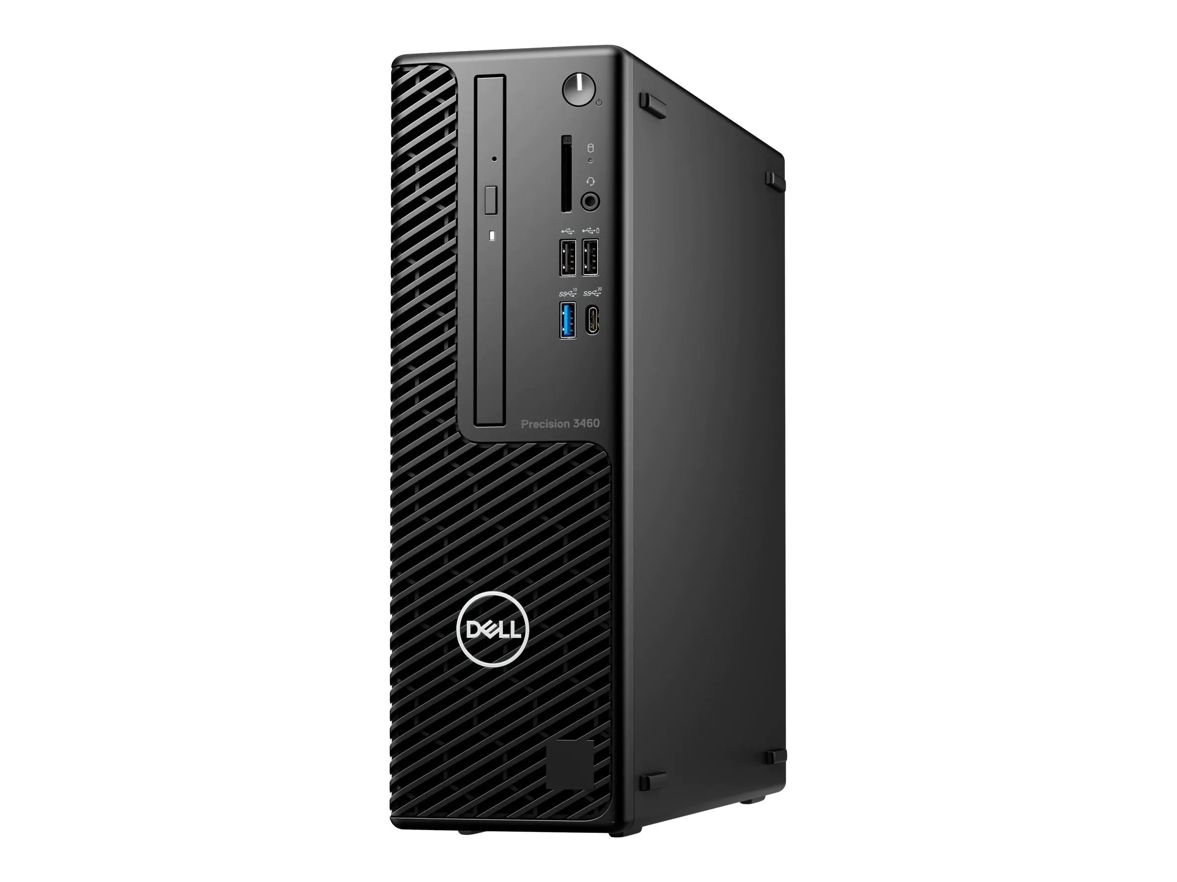 Dell Precision 3460 Small Form Factor - SFF - 1 x Core i7 i7-14700 / 2.1 GHz - vPro Enterprise - RAM 16 GB - SSD 512 GB - NVMe, Class 40 - UHD Graphics 770 - 1GbE - Win 11 Pro - Monitor: keiner - Schwarz - BTS - mit 3 Jahre Vor-Ort-Basisservice nach Diagn