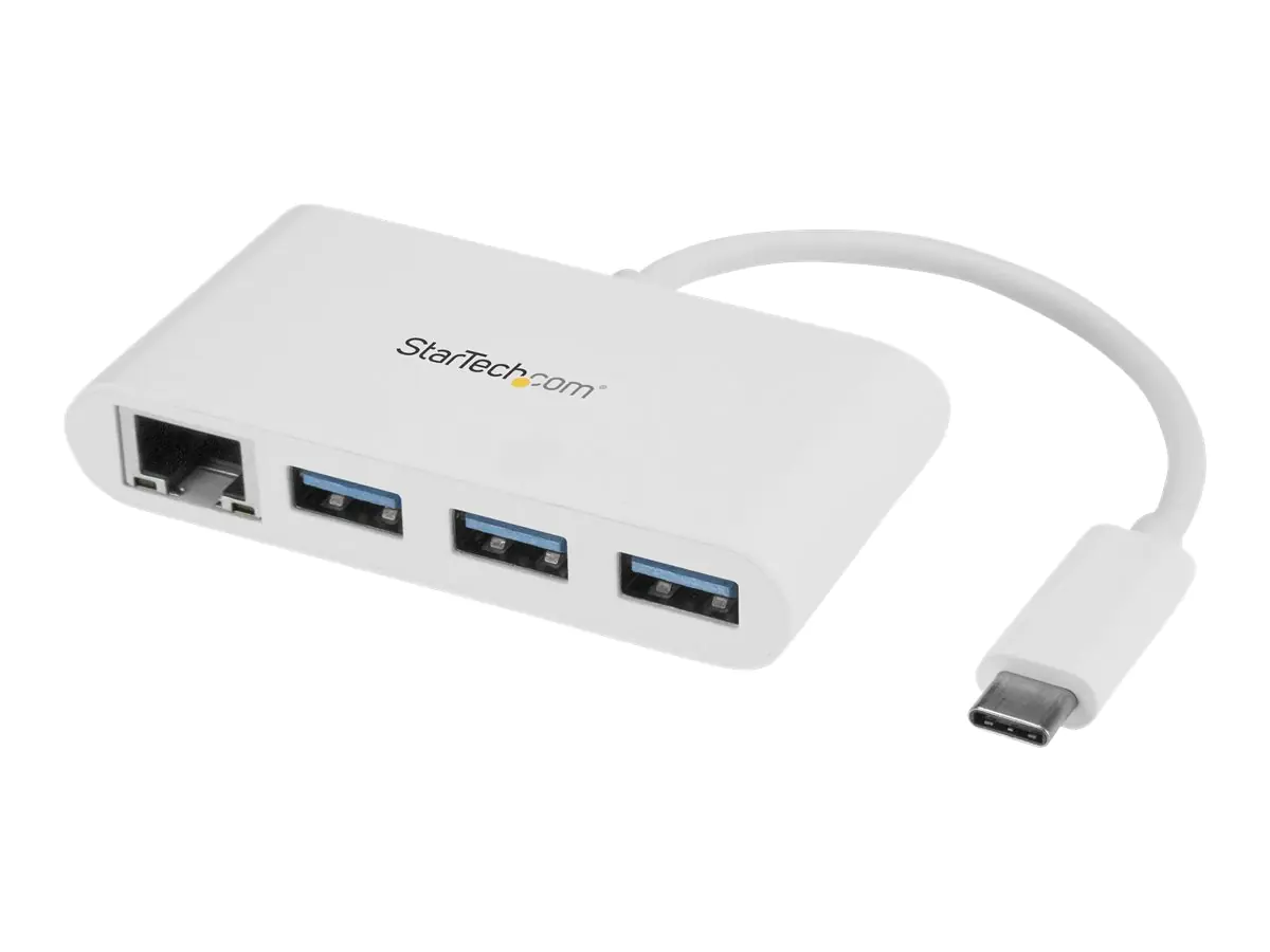 StarTech.com Startech 3 Port USB 3.0 Hub plus Gigabit Ethernet HB30C3A1GEA