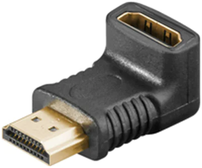 Goobay HDMI -Winkeladapter 270° vergoldet 8Ka60HZ - -Buchse Typ A> -Stecker