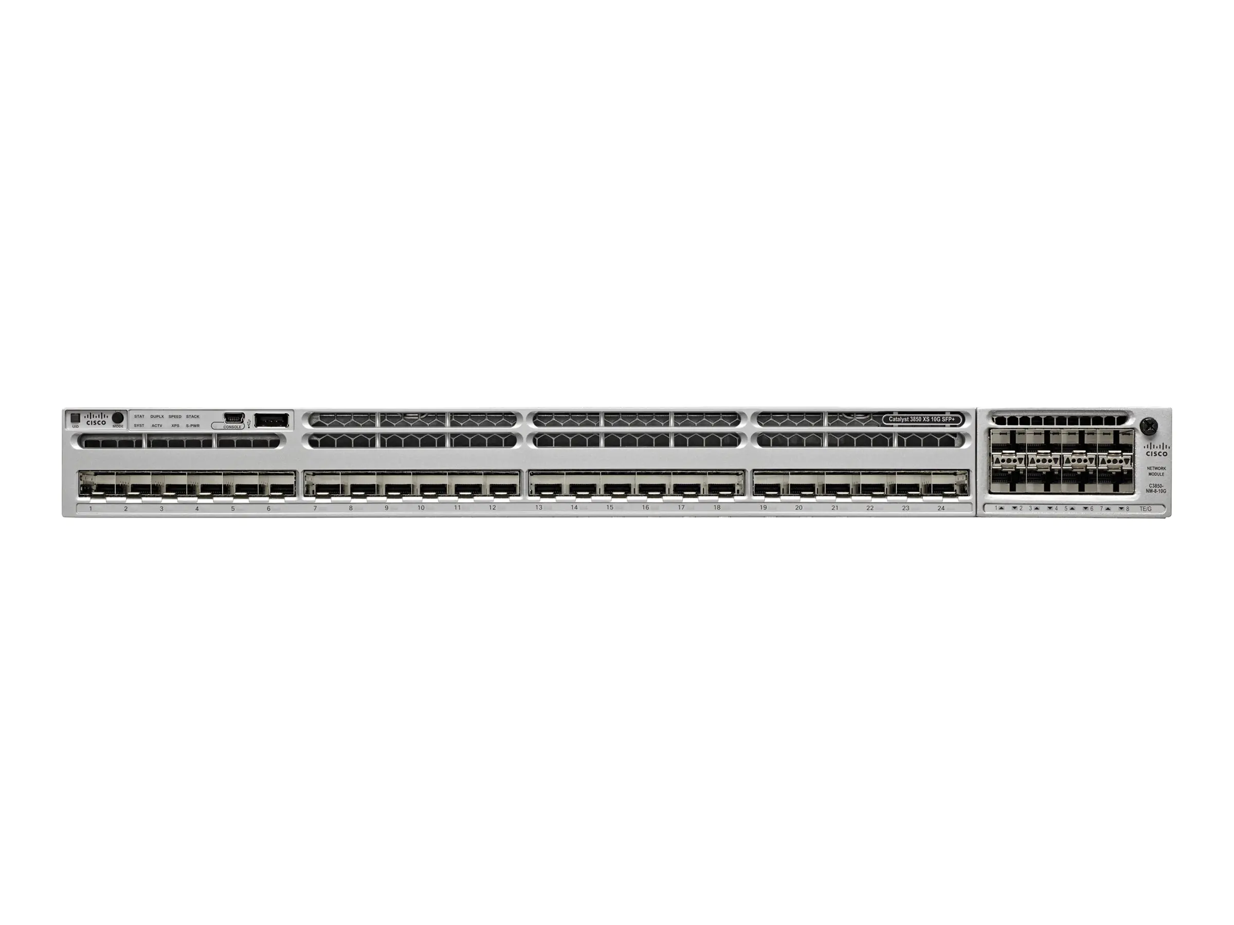 Cisco Catalyst 3850-32XS-E - Switch - L3 - managed - 24 x 1 Gigabit / 10 Gigabit SFP+ + 6 x