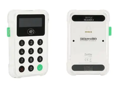 Mobilis R-Series - Hintere Abdeckung für Zahlungsterminal - widerstandsfähig - hergestellt in Frankreich, mit verstärkten Ecken - durchsichtig - für iZettle Reader