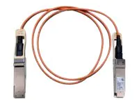 Cisco Direct-Attach Active Optical Cable - Netzwerkkabel - QSFP+ zu QSFP+ - 1 m - Glasfaser - SFF-8436 - aktiv - beige - für Nexus 3172PQ, 3172TQ, 6001, 6001P, 6001T, 6004, 6004 24 x 40GE Ports/FCoE Bundle, 6004EF