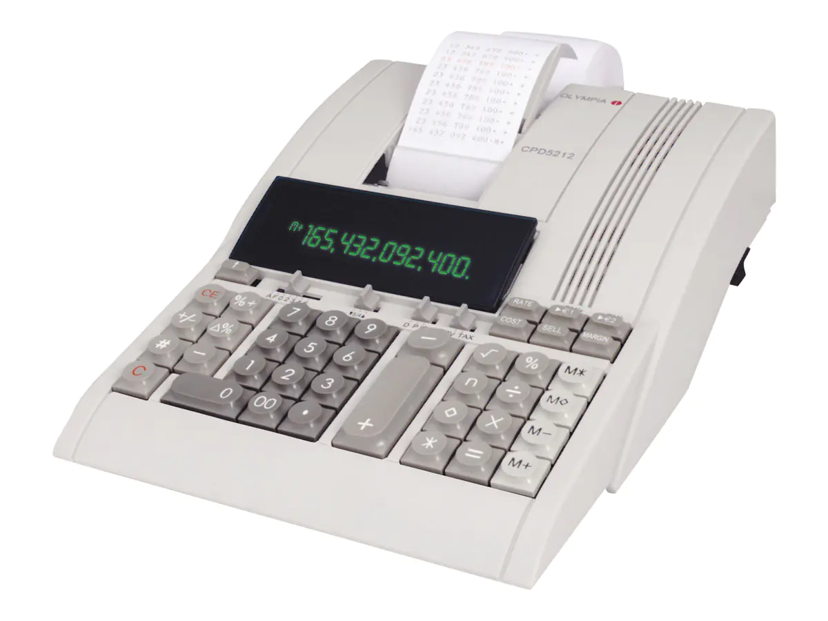 Olympia CPD 5212 - Druckrechner - VFD - 12 Stellen 945846002
