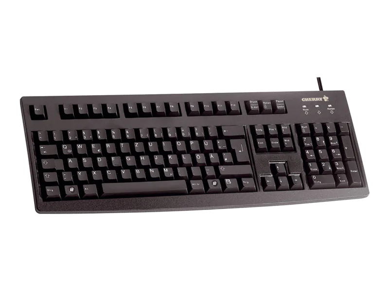 CHERRY G83-6104 - Tastatur - USB - USA - Schwarz