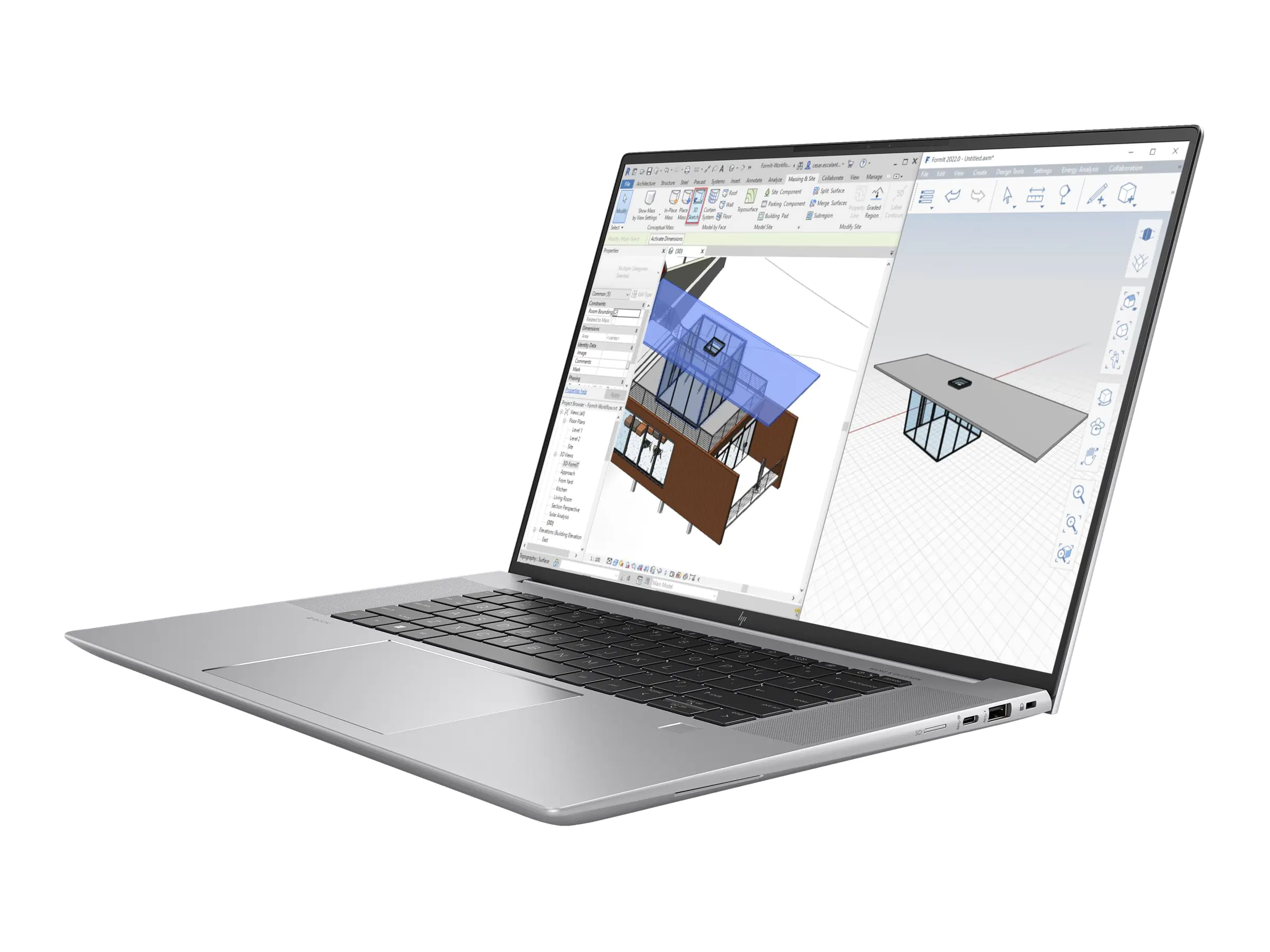 HP ZBook Studio G10 Mobile Workstation - Intel Core i7 13800H / 2.5 GHz - vPro - Win 11 Pro - RTX 4000 Ada - 32 GB RAM - 1 TB SSD NVMe, TLC - 40.6 cm (16") IPS 3840 x 2400 (WQUXGA) @ 120 Hz - Wi-Fi 6E, Bluetooth - kbd: Deutsch