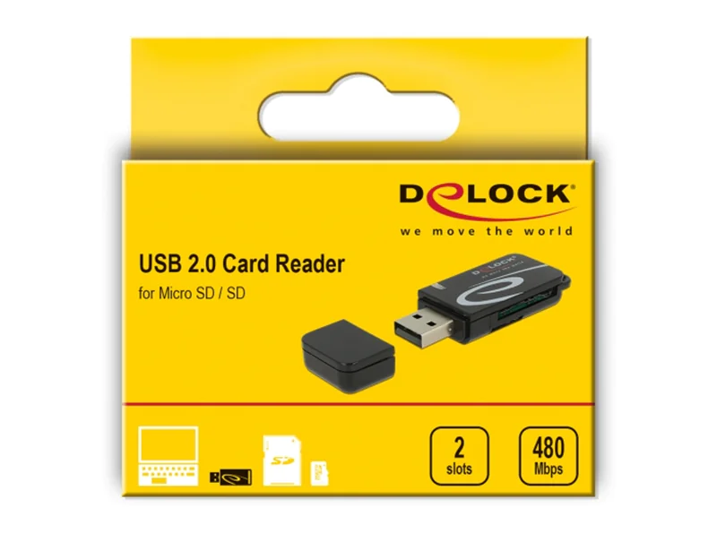 Delock - Kartenleser (Multi-Format) - USB 2.0