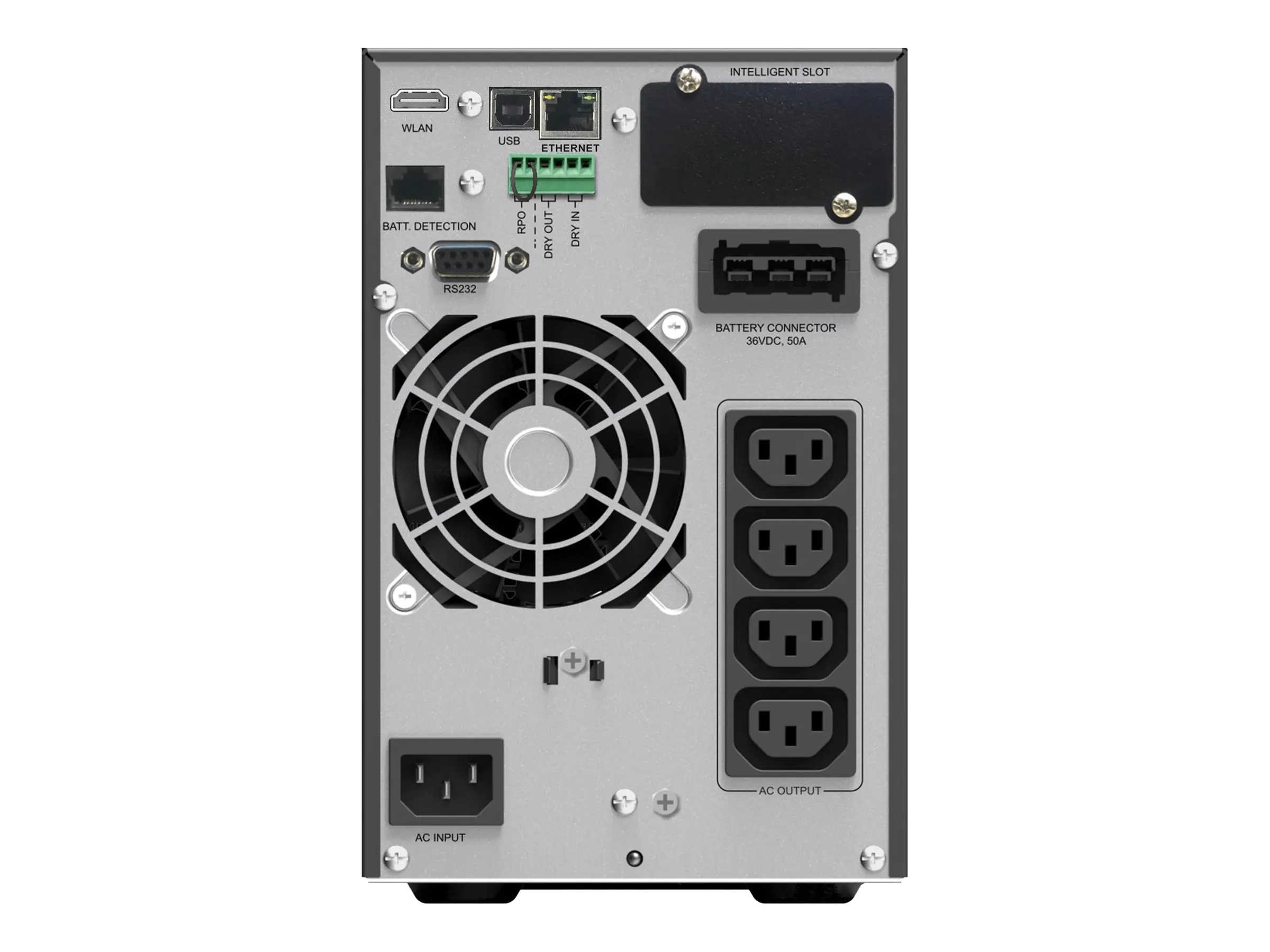 PowerWalker VFI 1000 ICT IoT - USV - AC 160-300 V - 1000 Watt - 1000 VA - 7 Ah - RS-232, USB
