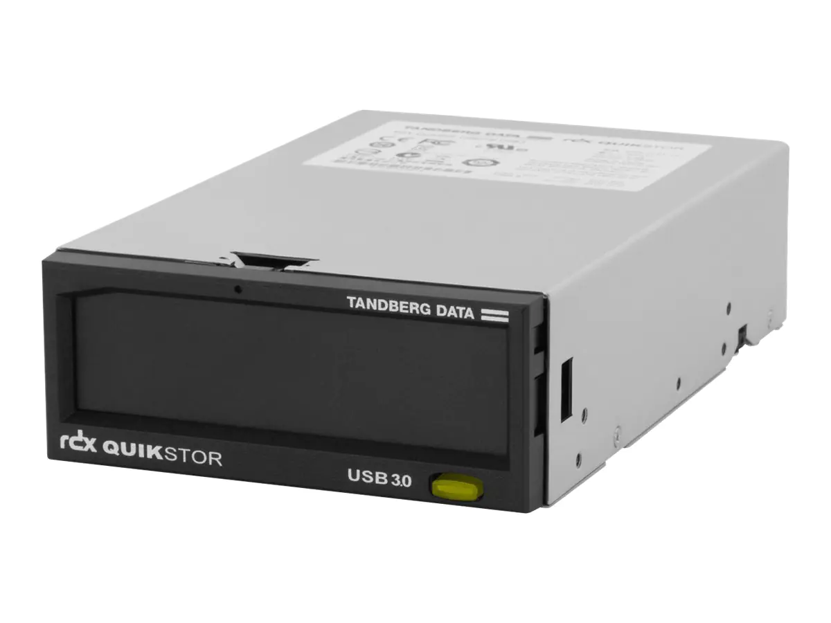 Overland-Tandberg O-T Internes RDX Laufwerk, schwarz, USB 3.0 Schnittstelle (3,5" Blende), Speicherlaufwerk, RDX-Kartusche, USB, RDX, 3.5", 15 ms 8785-RDX