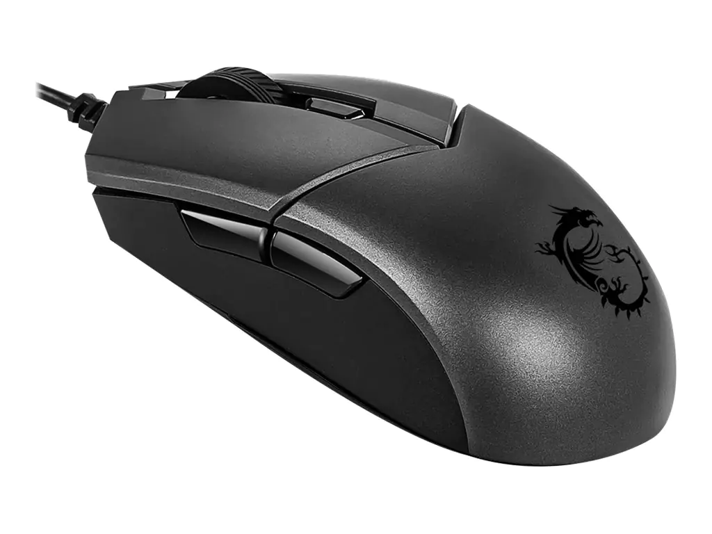 MSI Clutch GM11 Gaming - Maus - rechts- und linkshändig - optisch - 6 Tasten - kabelgebunden - USB