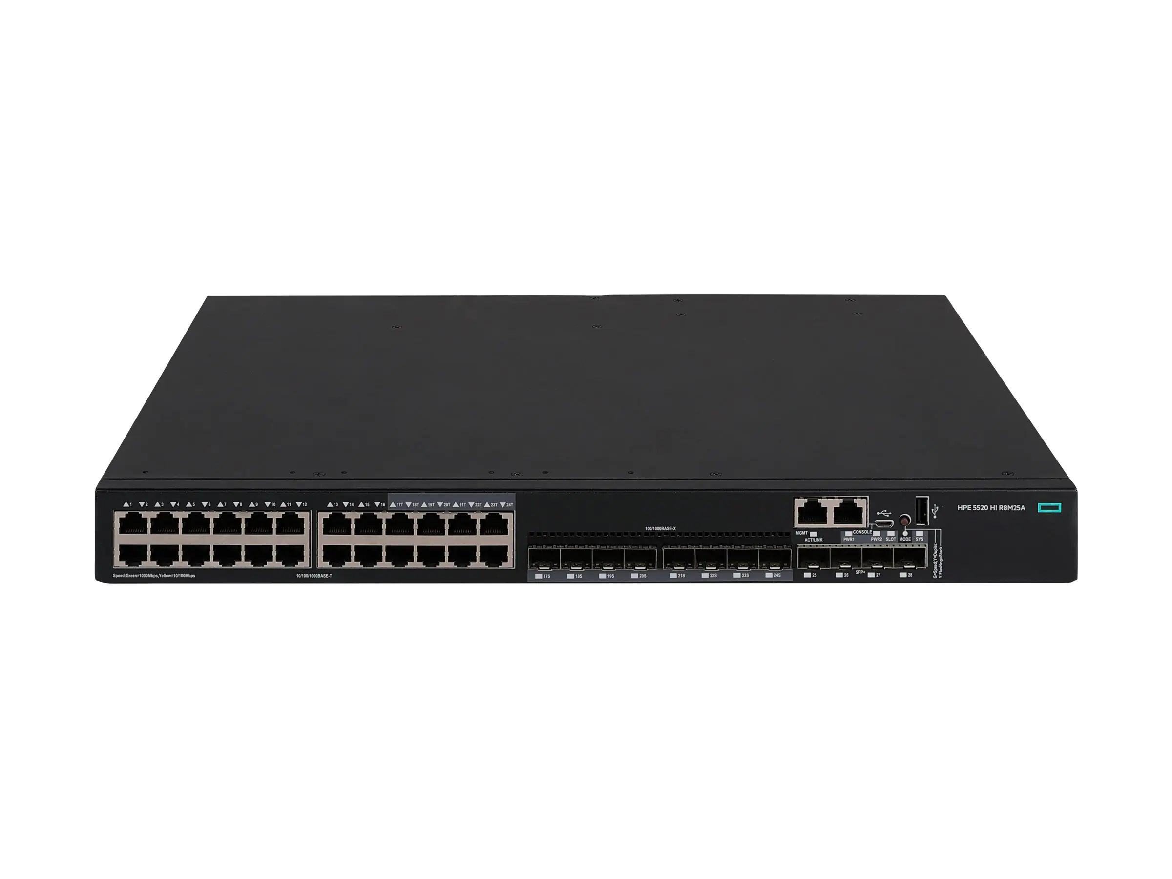 HPE Networking Comware 5520HI 24p SFP 1G 4p SFP+ 1G/10G 1-slot TAA Switch - Switch - 1 Steckplatz