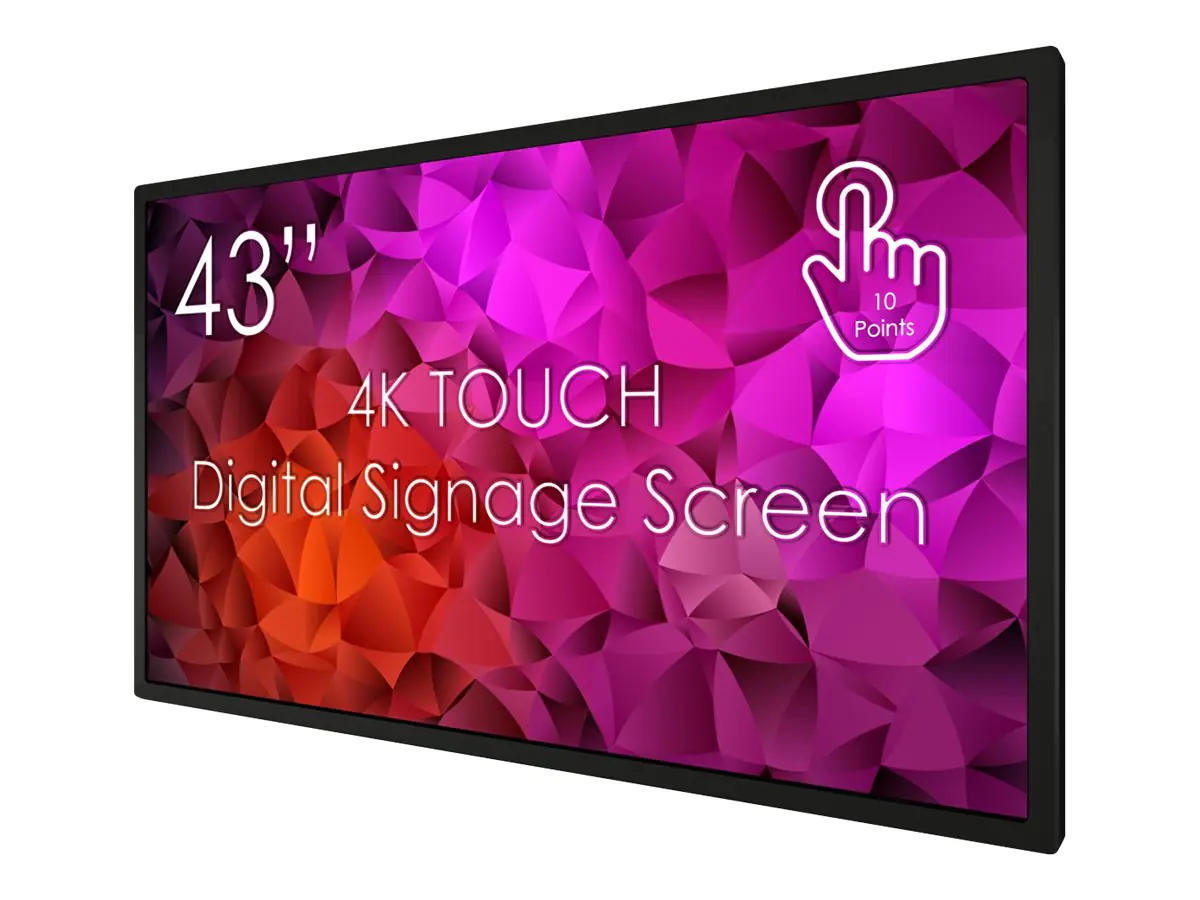 Swedx SDST43K8-01 - 109.2 cm (43") Diagonalklasse K8 Series LCD-Display mit LED-Hintergrundbeleuchtung - Digital Signage - mit Touchscreen (Multi-Touch)