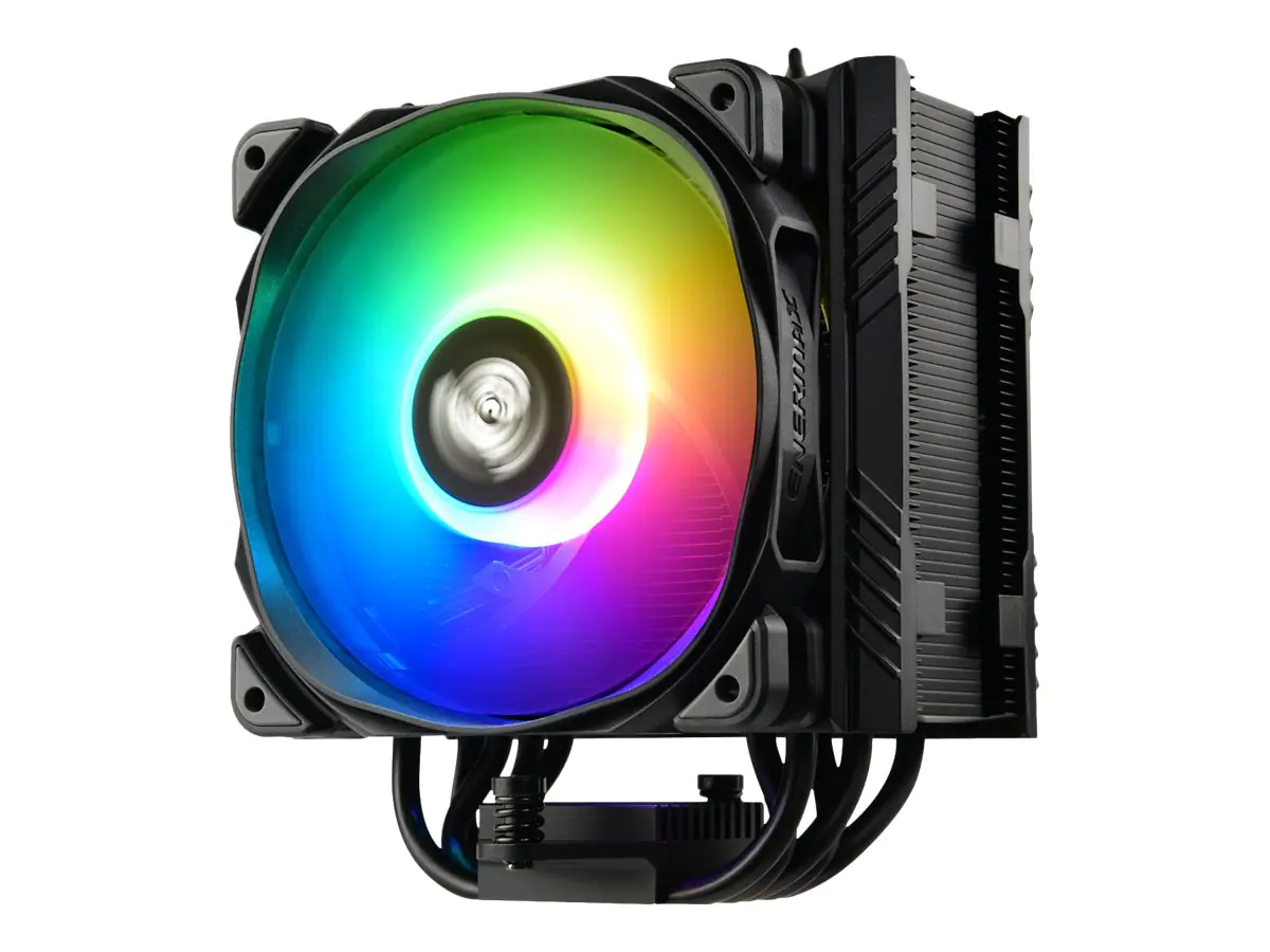 Enermax ETS-T50 AXE ETS-T50A-BK-ARGB - Black Version - Prozessor-Luftkühler - (für: LGA1150, LGA1151, LGA1155, LGA1156, LGA1366, LGA2066, AM2, AM2+, AM3, AM3+, AM4, FM1, FM2, FM2+, LGA2011-3, LGA2011) - Aluminium und Kupfer - 120 mm