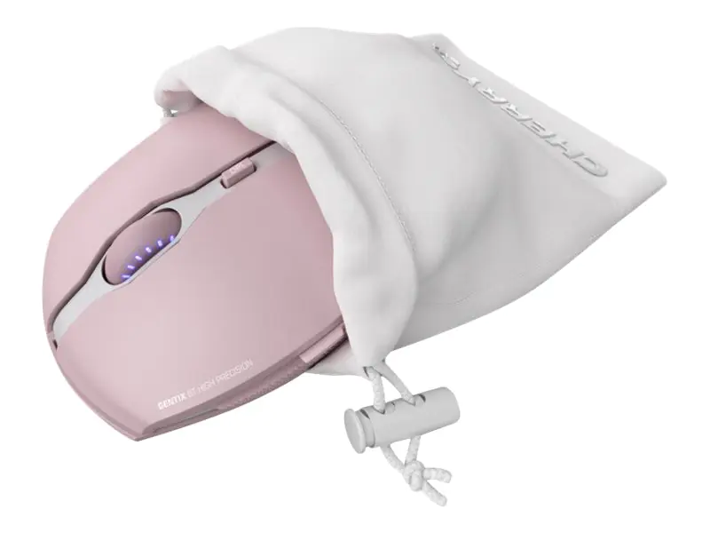 CHERRY GENTIX BT - Maus - optisch - 7 Tasten - kabellos - Bluetooth 4.0 - Kirschblüte