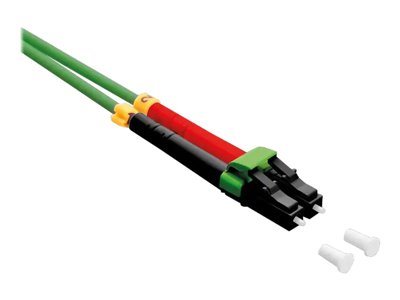 Roline - Patch-Kabel - LC Multi-Mode (M) zu LC Multi-Mode (M) - 1 m - Glasfaser - Duplex - 50/125 Mikrometer - OM5 - halogenfrei - grün