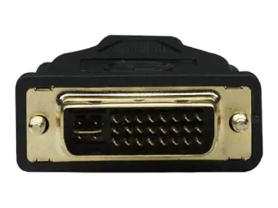 TECHly - DVI-Kabel - Dual Link - DVI-I (M) zu DVI-I (M) - 1.8 m - Daumenschrauben - Schwarz
