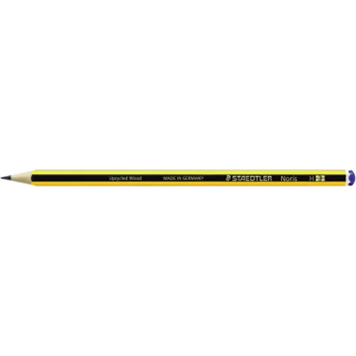 STAEDTLER Noris 120, H, Schwarz, Gelb, PEFC, 2 mm, 1 Stück(e), Deutschland 120-3