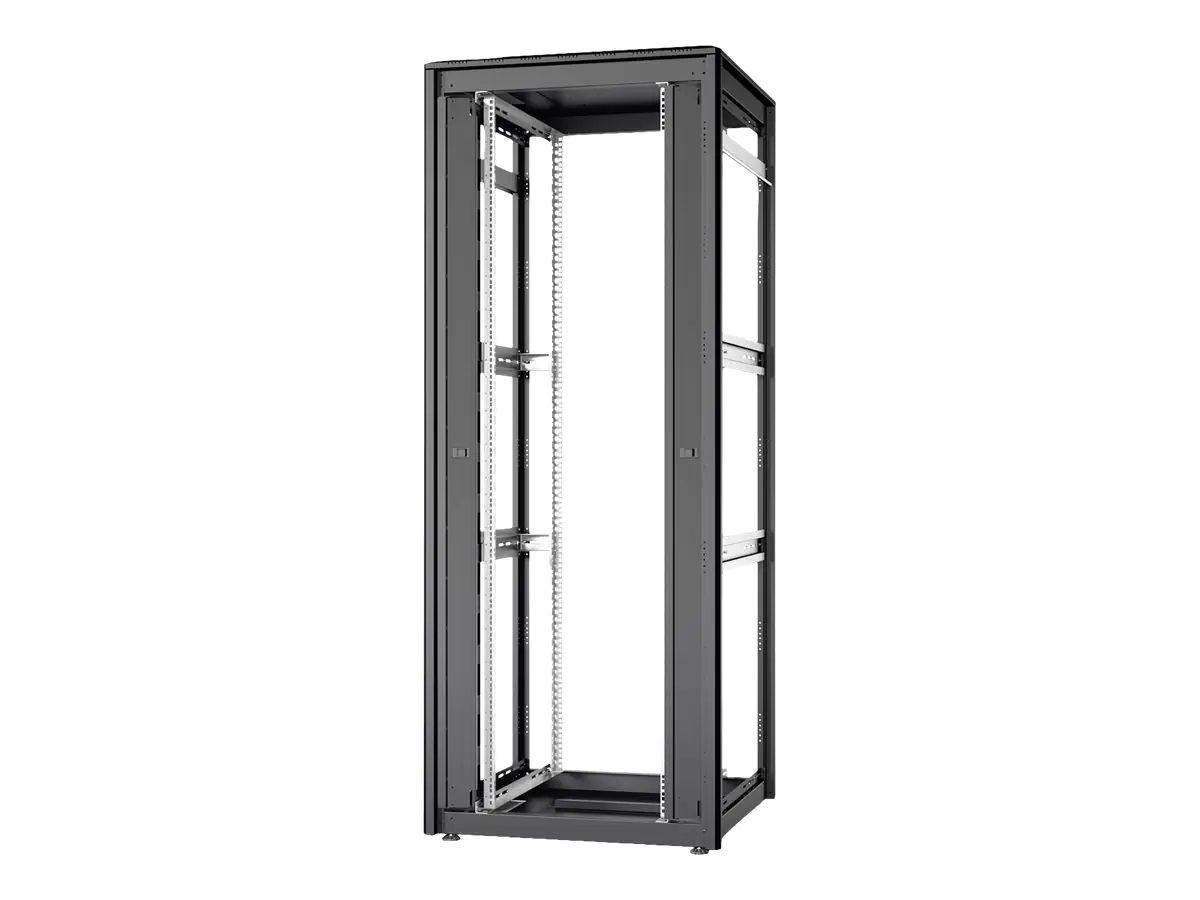 Digitus Unique Series - Schrank offener Rahmen - Schwarz, RAL 9005 - 42HE - 48.3 cm (19")