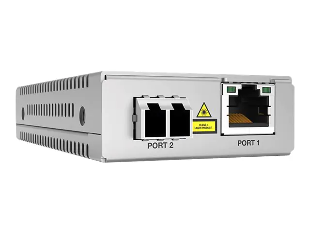 Allied Telesis AT MMC2000LX/LC - Medienkonverter - GigE - 1000Base-LX, 1000Base-X - RJ-45 / LC Single-Modus - bis zu 10 km - 1310 nm - TAA-konform
