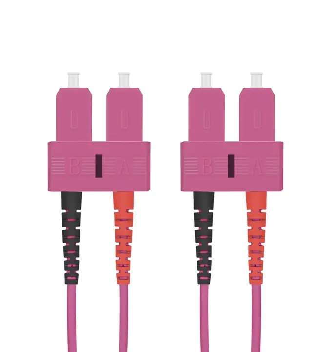 Bayko LWL Patchkabel SC/SC Duplex 50/125µm OM4 erikaviolett 3,0m