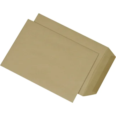 MAILmedia Versandtasche DIN B5 ohne Fenster 90g/m² mit gummierter Klappe Natronpapier braun 500 St./Pack.