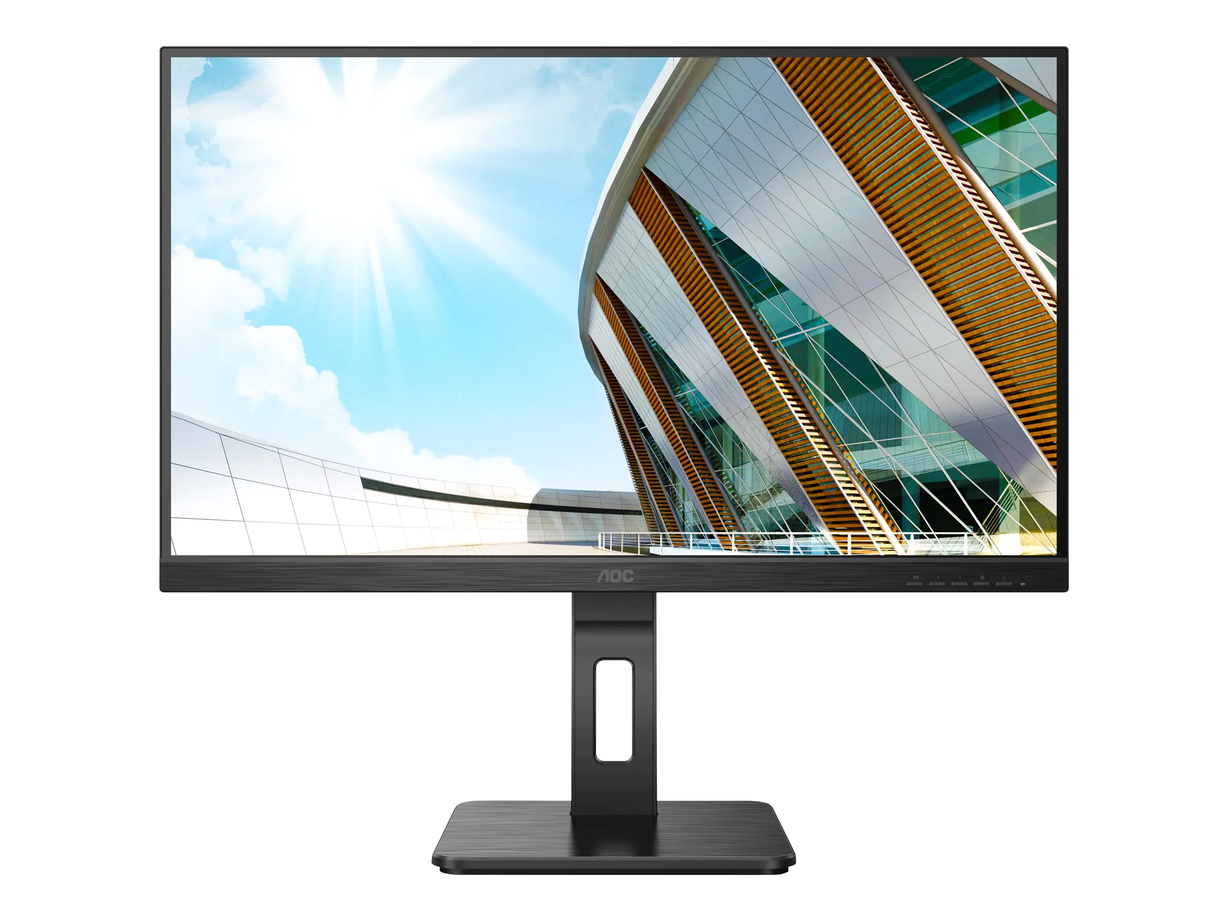 AOC Pro-line 24P2QM - P2 Series - LED-Monitor - 61 cm (24") (23.8" sichtbar) - 1920 x 1080 Full HD (1080p) @ 75 Hz - VA - 300 cd/m² - 3000:1 - 4 ms - HDMI, DVI, DisplayPort, VGA - Lautsprecher - Schwarz