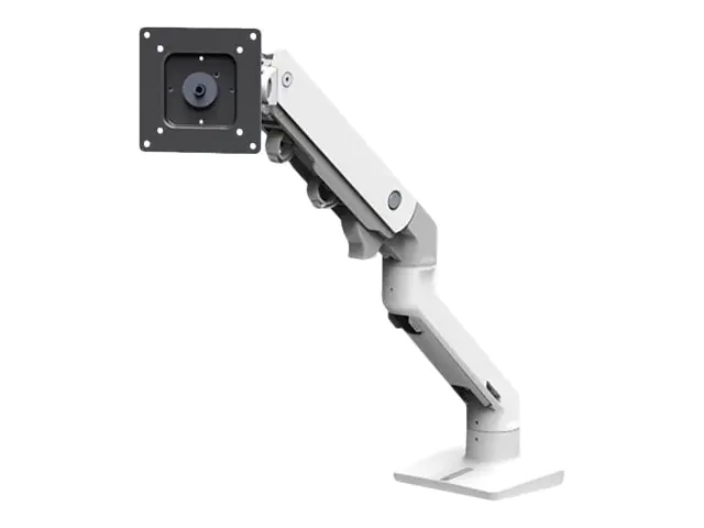 Ergotron HX Desk Monitor Arm - Befestigungskit (Gelenkarm, Spannbefestigung für Tisch, Tischplattenbohrung, Pivot, Befestigungsteile, Verlängerungsteil) - für Monitor - weiß - Bildschirmgröße: bis zu 106,7 cm (bis zu 42 Zoll) - Schreibtisch