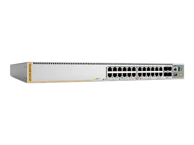 Allied Telesis AT x530-28GPXm - Switch - L3 - managed - 24 x 10/100/1000 (PoE+) + 4 x 10 Gigabit Ethernet / 1 Gigabit Ethernet SFP+ - an Rack montierbar - PoE+ (720 W)