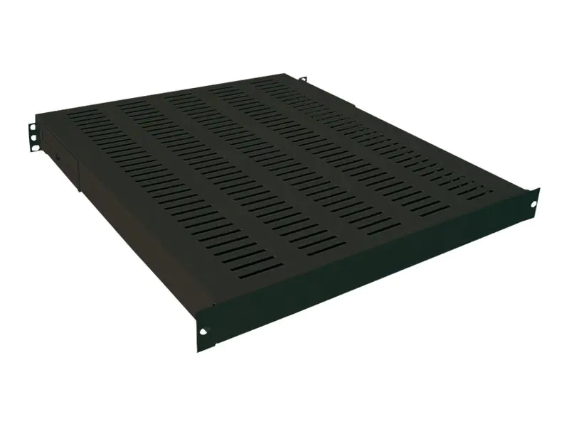 LogiLink Schwerlast Fachboden - Rack - Regal - Schwarz, RAL 9005 - 1U - 48.3 cm (19") SF1H85B