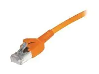 Dätwyler unilan - Patch-Kabel - RJ-45 (M) zu RJ-45 (M) - 50 cm - Paare in Metallfolie (PiMf) - CAT 6a - halogenfrei, geformt - orange