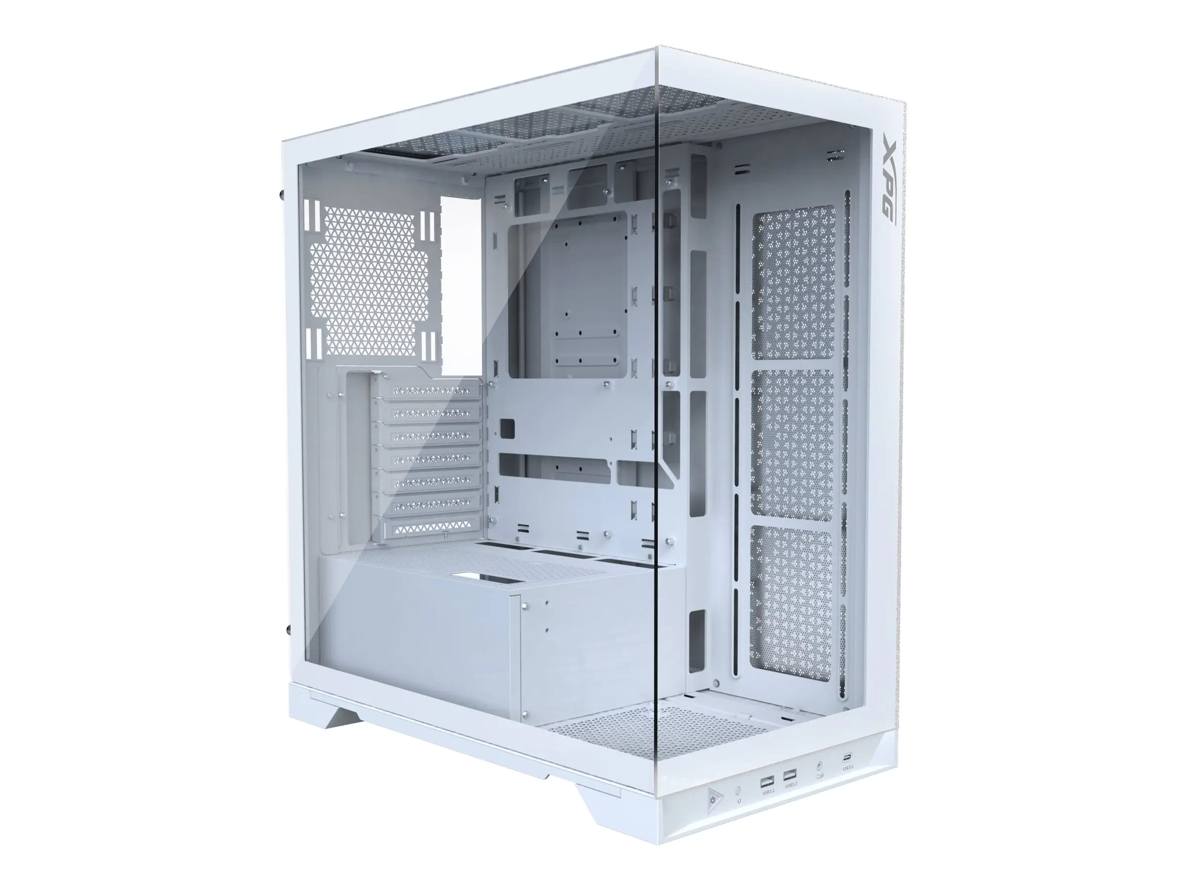 XPG Invader X - Mid tower - ATX - Seitenteil mit Fenster (gehärtetes Glas) 75261379