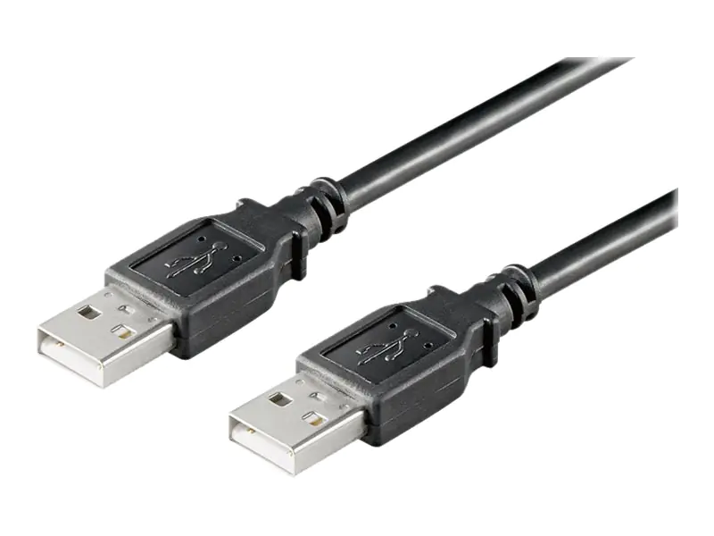 goobay - USB-Kabel - USB (M) zu USB (M) - USB 2.0 - 3 m - Schwarz