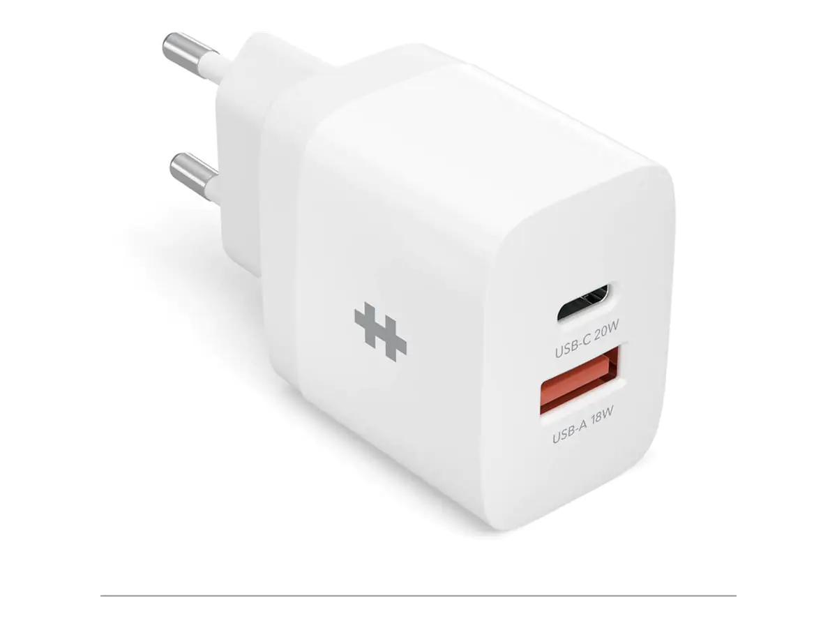 Targus HyperJuice - Netzteil - 20 Watt - PD - 2 Ausgabeanschlussstellen (USB, 24 pin USB-C)