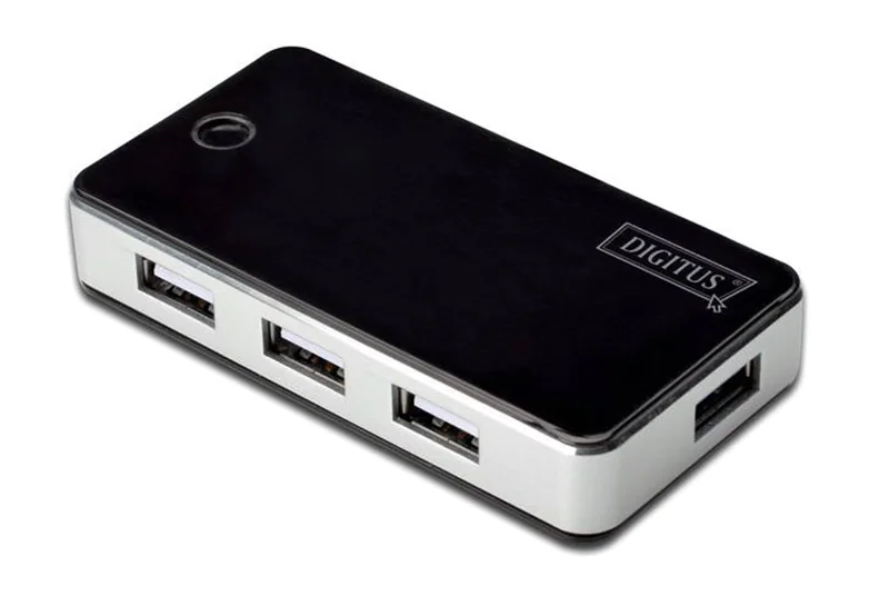 DIGITUS DA-70222 - Hub - 7 x USB 2.0 - Desktop