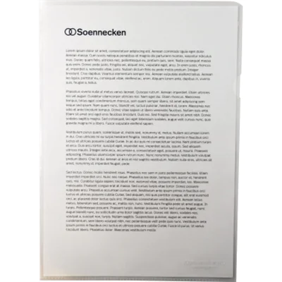 Soennecken Sichthülle 1509 DIN A4 PP transparent 10 St./Pack.