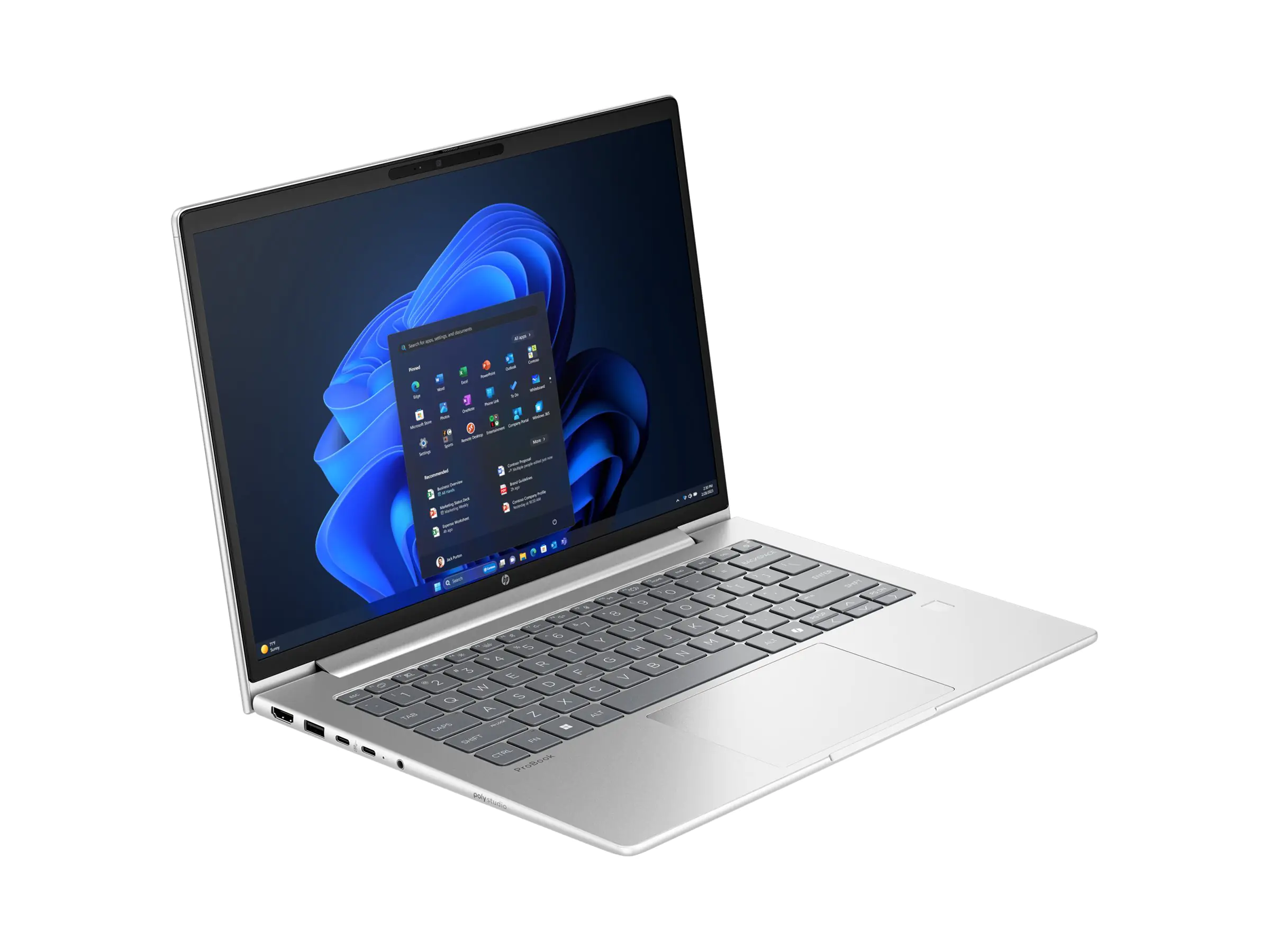 HP ProBook 4 G1a Notebook AI - 177°-Scharnierdesign - AMD Ryzen AI 7 350 - Win 11