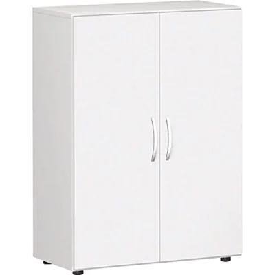 Geramöbel Flügeltürenschrank Flex S-383102-WW 3OH 80x42x110,4cm ws