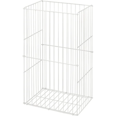 Satino Abfalleimer dispenserpt 60l Draht weiß 1 Sortierfach