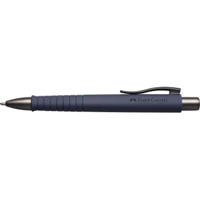 FABER-CASTELL 241189, Clip, Clip-on-Einziehkugelschreiber, Nachfüllbar, Blau, 1 Stück(e), Extradick