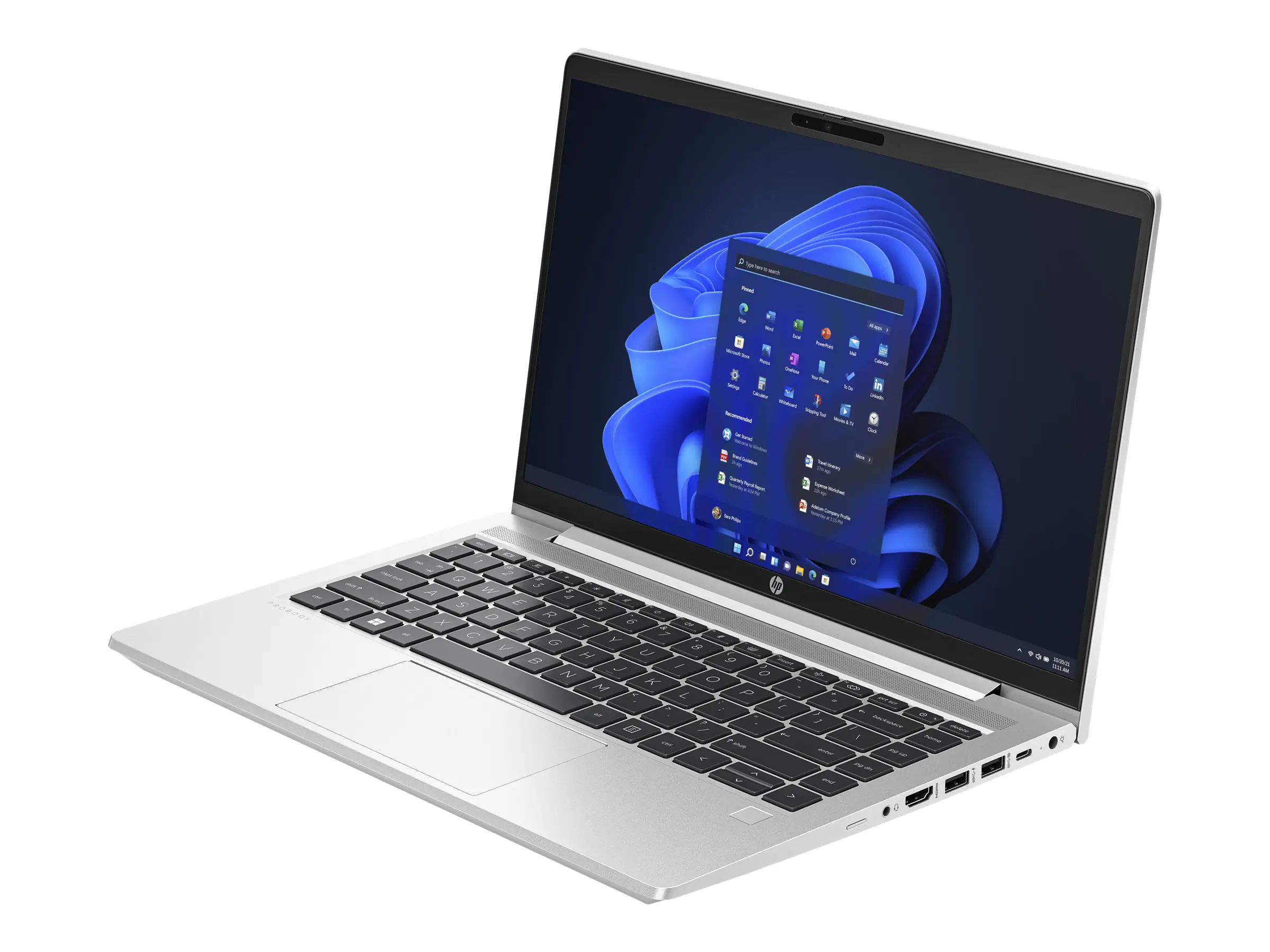 HP EliteBook 645 G10 Notebook - 180°-Scharnierdesign - AMD Ryzen 5 7530U / 2 GHz - Win 11 Pro - Radeon Graphics - 8 GB RAM - 256 GB SSD NVMe - 35.6 cm (14") IPS 1920 x 1080 (Full HD) - Wi-Fi 6E, Bluetooth - Pike Silver Aluminium - kbd: Deutsch