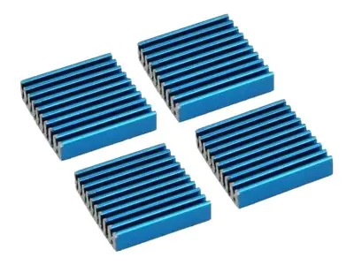 InLine - Speicherkühler - Hellblau, Blau (Packung mit 4)