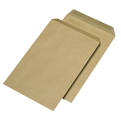 MAILmedia Versandtasche DIN B4 250 x 353 mm (B x H) ohne Fenster 90g/m² mit Selbstklebung Natronpapier braun