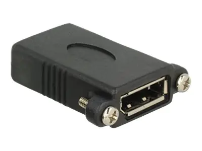 DeLOCK - DisplayPort-Buchse-/Steckerwandler - DisplayPort (W) bis DisplayPort (W) - Schwarz