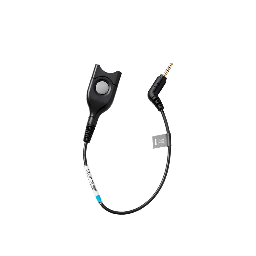 Epos CCEL 191 - Headset-Kabel - EasyDisconnect zu 3-poliger Micro-Anschluss männlich - Anschlusskabel mit Standard-Empfindlichkeit
