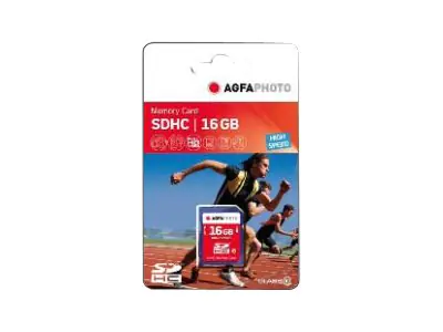 AgfaPhoto - Flash-Speicherkarte - 16 GB - Class 10 - SDHC