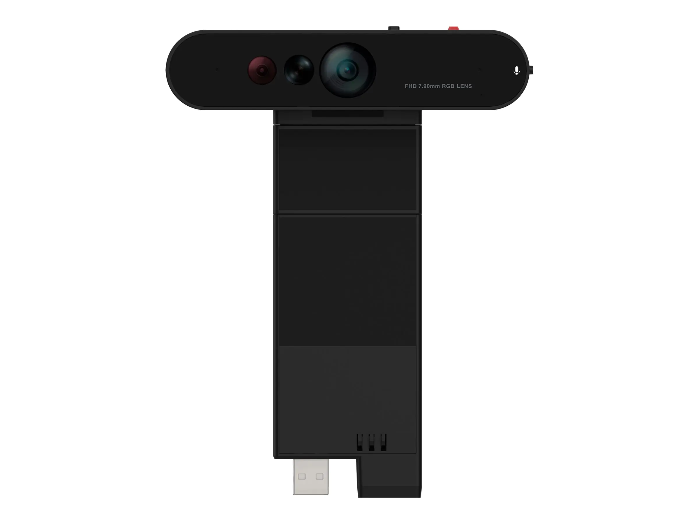 Lenovo ThinkVision MC60 (S) - Webcam - Farbe - 1920 x 1080 - 1080p - Audio - USB 2.0 - MJPEG, YUY2