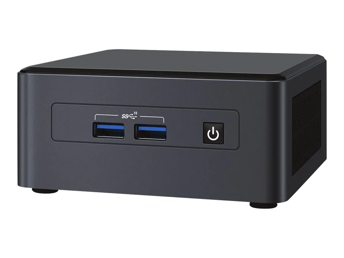 Intel Next Unit of Computing Kit 11 Pro Kit - NUC11TNHv70L - Barebone - Mini-PC - 1 x Core i7 1185G7 / 3 GHz - RAM 0 GB - Intel Iris Xe Grafikkarte - GigE, 2.5 GigE - WLAN: 802.11a/b/g/n/ac/ax, Bluetooth 5.1