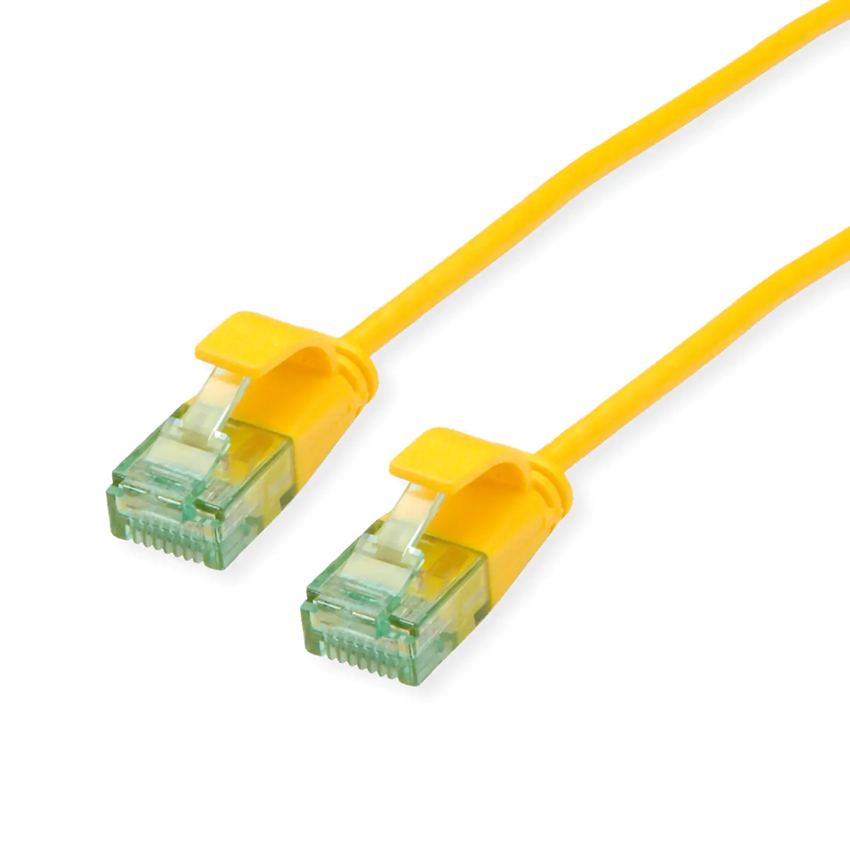 ROLINE RM UTP Patchkabel Kat6A/Kl.EA SLIM gelb 0.5m - UTP